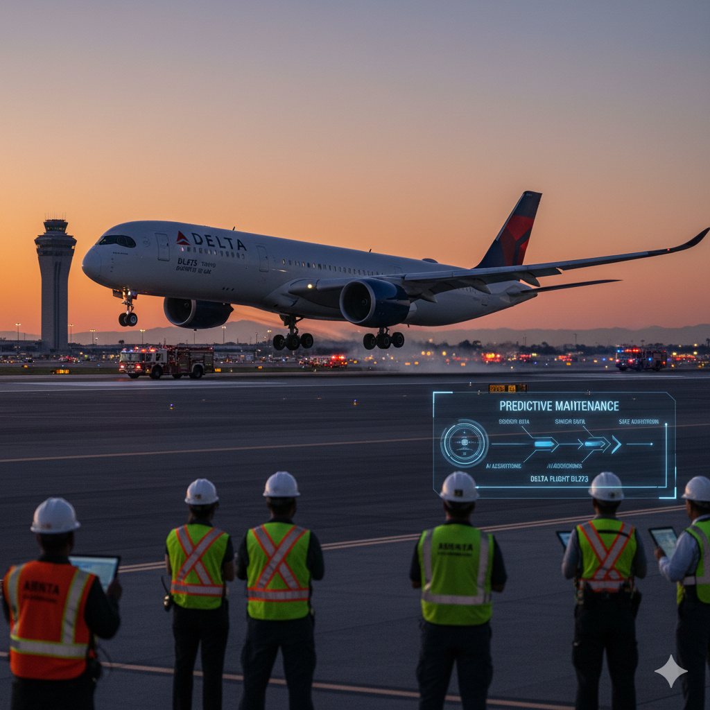 Delta Flight DL275 Diverted LAX Today